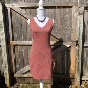 Jack (BB Dakota) V-Neck Striped Cocktail Dress